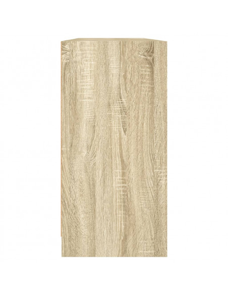 Libreria con Ante Rovere Sonoma 204x37x75 cm Legno Multistrato