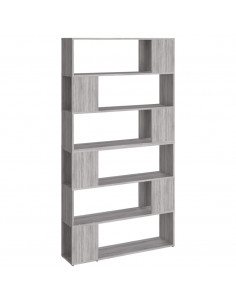 Libreria/Divisorio Grigio Sonoma 100x24x188 cm 2