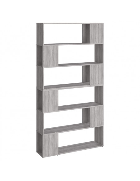 Libreria/Divisorio Grigio Sonoma 100x24x188 cm