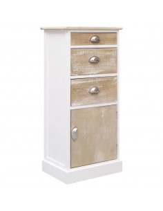 Mobiletto 38x28x86 cm in Legno di Paulownia 2