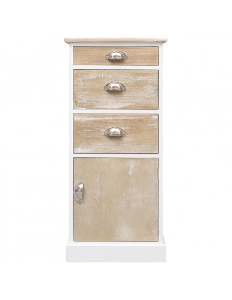 Mobiletto 38x28x86 cm in Legno di Paulownia