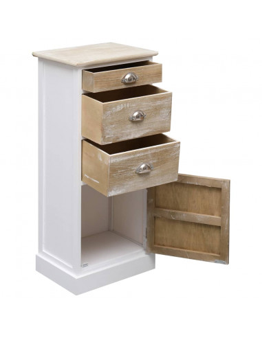 Mobiletto 38x28x86 cm in Legno di Paulownia