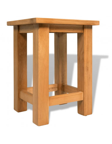 Tavolino da Salotto 27x24x37 cm in Massello di Rovere