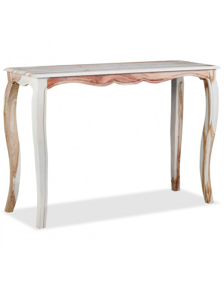 Tavolo Consolle in Legno Massello di Sheesham 110x40x76 cm