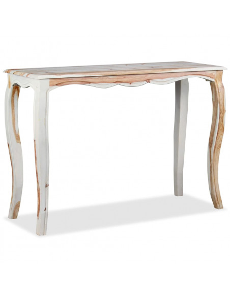 Tavolo Consolle in Legno Massello di Sheesham 110x40x76 cm