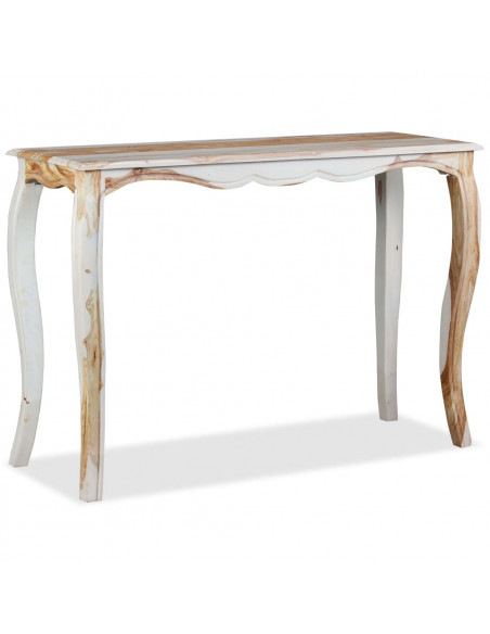 Tavolo Consolle in Legno Massello di Sheesham 110x40x76 cm