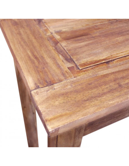 Tavolo Consolle in Legno Massello di Mogano 123x42x75 cm