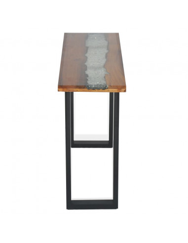 Tavolo Consolle in Teak 100x35x75 cm