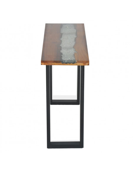 Tavolo Consolle in Teak 100x35x75 cm