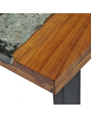 Tavolo Consolle in Teak 100x35x75 cm