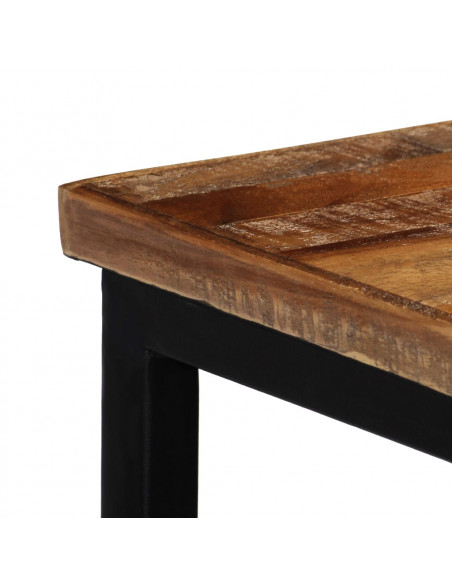 Tavolo Consolle in Legno Massello di Teak 90x30x76 cm