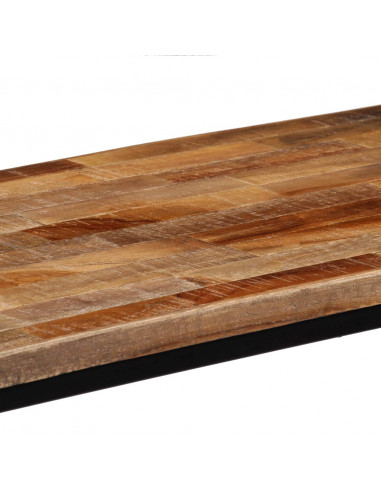 Tavolo Consolle in Legno Massello di Teak 90x30x76 cm
