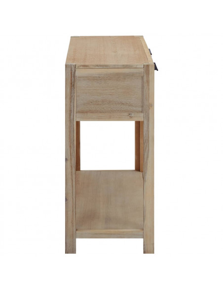 Tavolo Consolle 82x33x73 cm in Legno Massello di Acacia