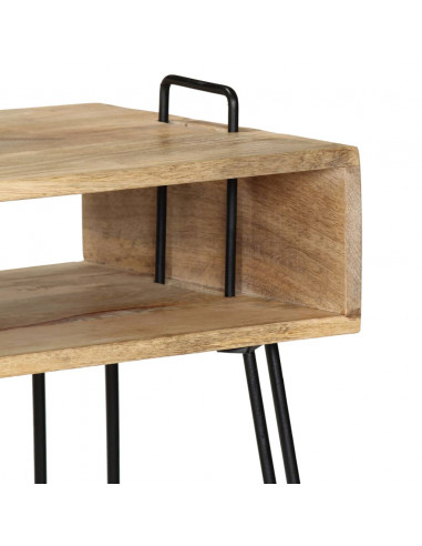 Tavolo Consolle in Legno Massello di Mango 115x35x76 cm