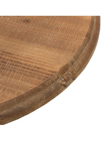 Tavolino da Salotto in Massello di Abete 40x64cm Marrone