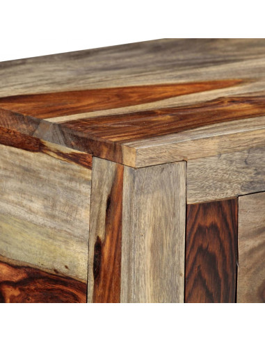 Tavolo Consolle con 3 Cassetti 120x30x75 cm Legno di Sheesham