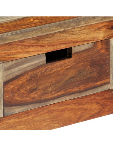 Tavolo Consolle con 3 Cassetti 120x30x75 cm Legno di Sheesham
