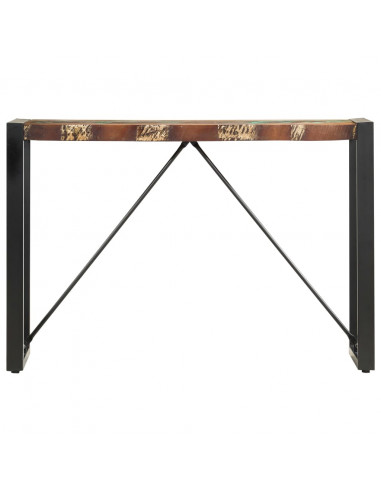 Tavolo Consolle 110x35x76 cm in Legno Massello di Recupero