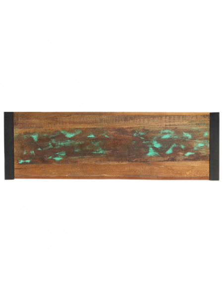 Tavolo Consolle 110x35x76 cm in Legno Massello di Recupero