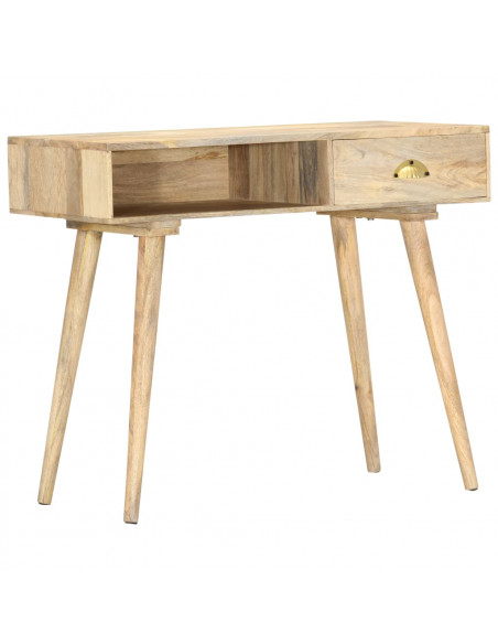 Tavolo Consolle 90x45x75 cm in Legno Massello di Mango