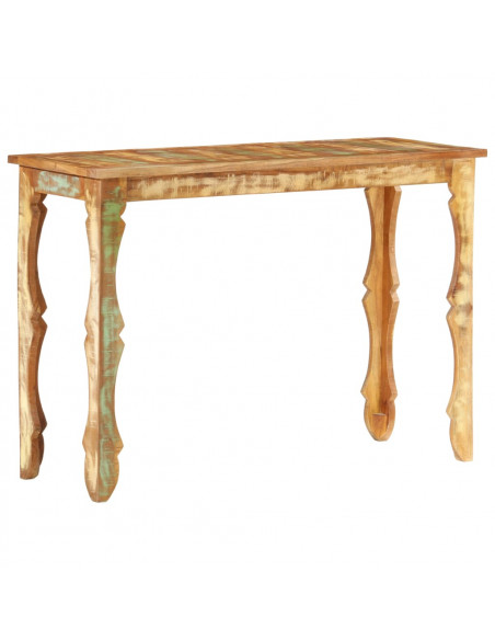 Tavolo Consolle 110x40x76 cm in Legno Massello di Recupero