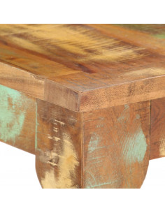 Tavolo Consolle 110x40x76 cm in Legno Massello di Recupero 2