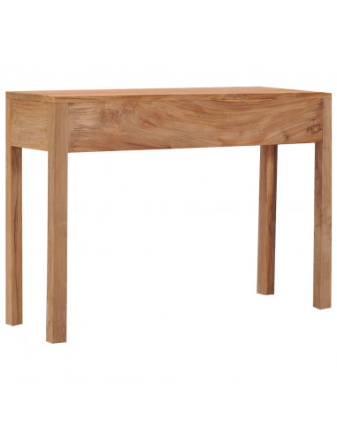 Tavolo Consolle 110x35x75 cm in Legno Massello di Teak
