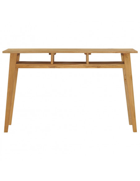Tavolo Consolle 120x35x75 cm in Legno Massello di Teak