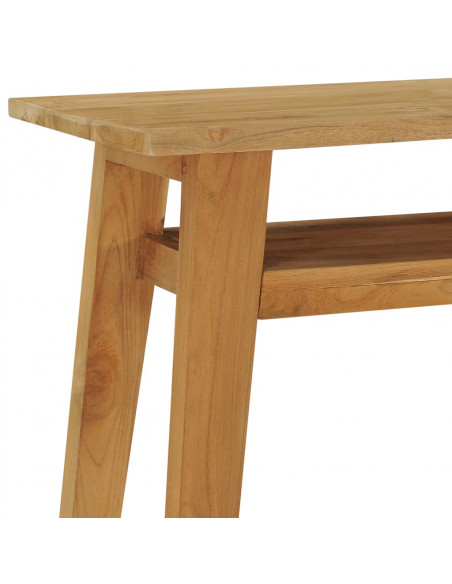 Tavolo Consolle 120x35x75 cm in Legno Massello di Teak