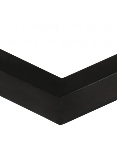 Tavolino Laterale a Forma di U 45x30x61 cm in Legno di Recupero