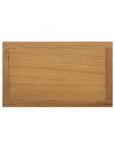 Tavolino con Portariviste 45x27x42 cm Massello di Rovere