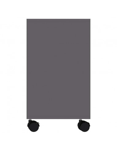 Tavolino da Salotto Grigio 70x35x55 cm in Legno Multistrato