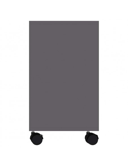 Tavolino da Salotto Grigio 70x35x55 cm in Legno Multistrato