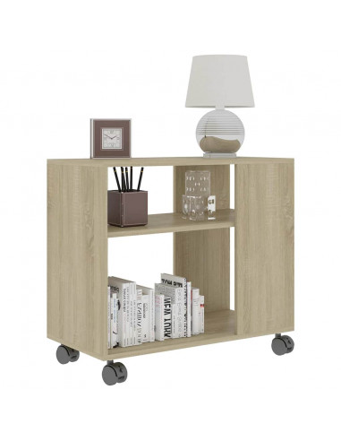 Tavolino da Salotto Rovere Sonoma 70x35x55 cm Legno Multistrato