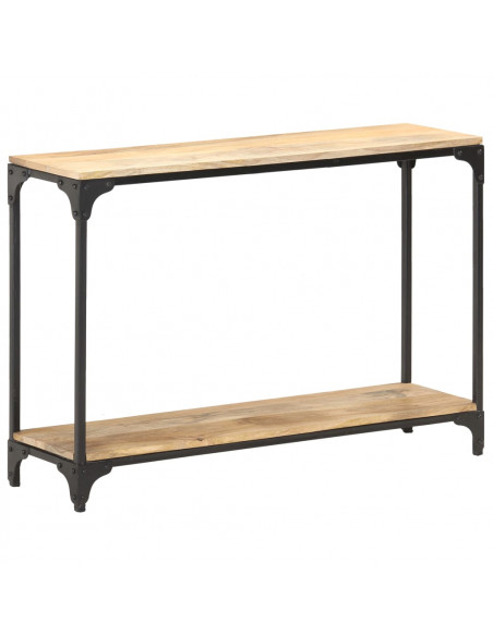 Tavolo Consolle 110x30x75 cm in Legno Massello di Mango