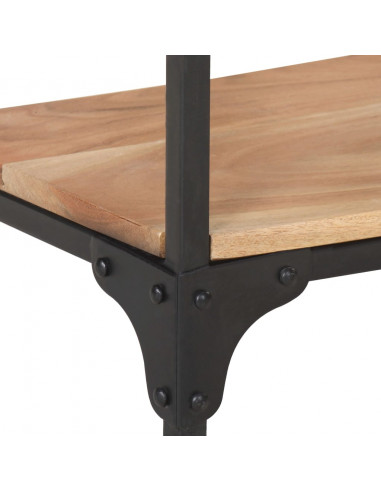 Tavolo Consolle 110x30x75 cm in Legno Massello di Acacia