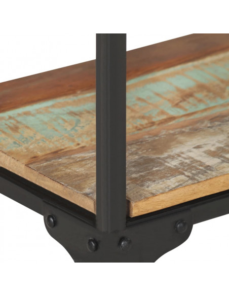 Tavolo Consolle 110x30x75 cm in Legno Massello di Recupero