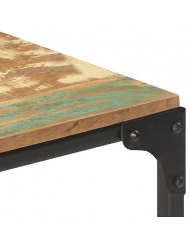 Tavolo Consolle 110x30x75 cm in Legno Massello di Recupero