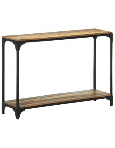 Tavolo Consolle 110x30x75 cm in Legno Massello di Recupero