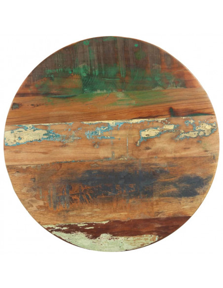 Tavolino di Servizio 48x48x56 cm in Legno Massello di Recupero