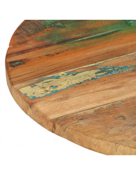 Tavolino di Servizio 48x48x56 cm in Legno Massello di Recupero