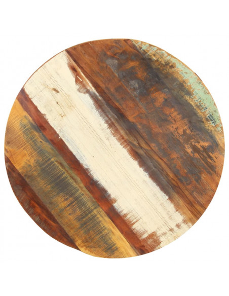 Tavolino di Servizio 68x68x56 cm in Legno Massello di Recupero