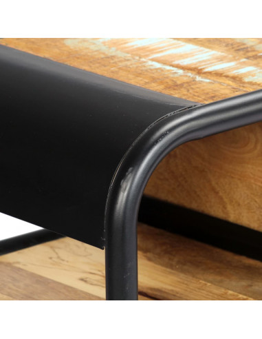 Tavolo Consolle 118x30x75 cm in Legno Massello di Recupero