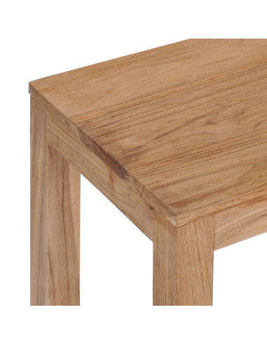 Tavolo Consolle 120x35x75 cm in Legno Massello di Teak