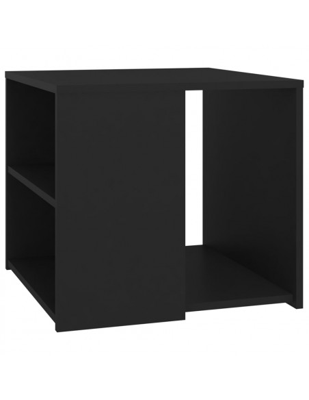 Tavolino Nero 50x50x45 cm in Legno Multistrato