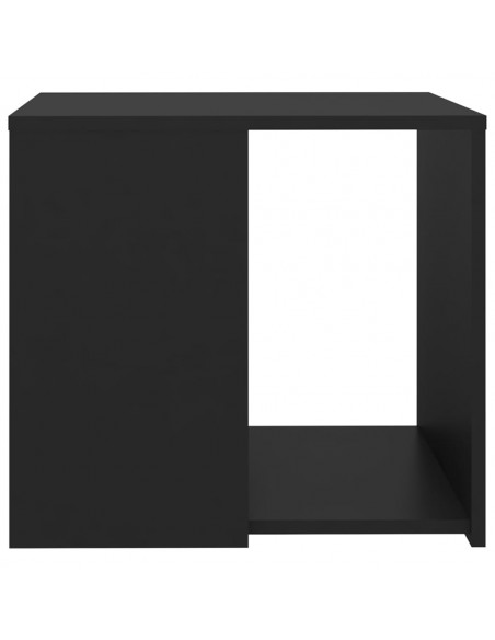 Tavolino Nero 50x50x45 cm in Legno Multistrato