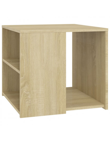 Tavolino Rovere Sonoma 50x50x45 cm in Legno Multistrato