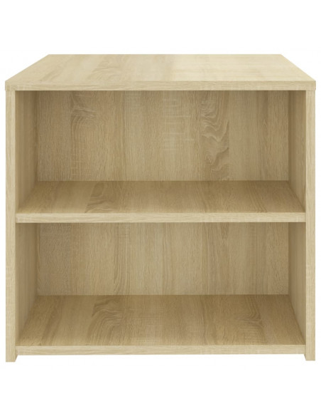 Tavolino Rovere Sonoma 50x50x45 cm in Legno Multistrato