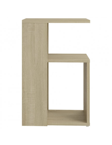 Tavolino Rovere Sonoma 36x30x56 cm in Legno Multistrato