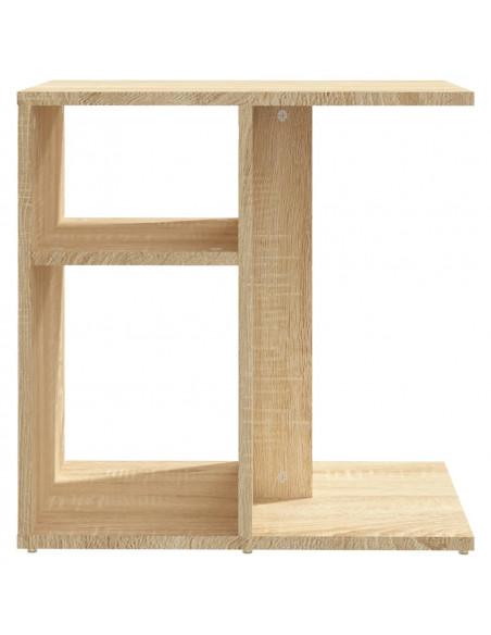 Tavolino Rovere Sonoma 50x30x50 cm in Legno Multistrato